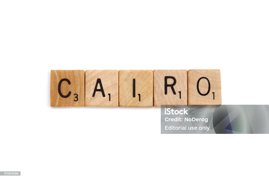 Scrabble carreaux orthographe du Caire - Photo de Afrique libre de droits