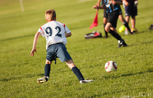 istock Young Teen Soccer Player in Competitive Game 171341097