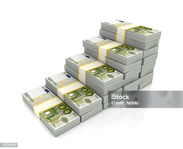 Pieniądze Stair - zdjęcia stockowe i więcej obrazów Waluta Unii Europejskiej - Waluta Unii Europejskiej, Symbol Euro, Waluta