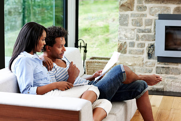 istock Couple planning their budget - Indoors 171341822