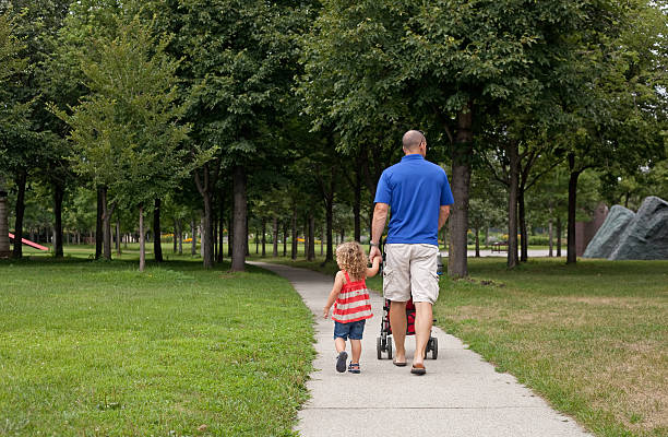 istock Father & Daughter Walking Through Park 171341914