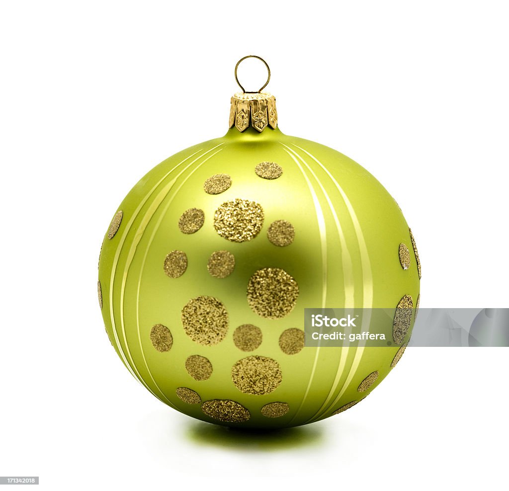 Lima bauble de Navidad verde - Foto de stock de Adorno de navidad libre de derechos