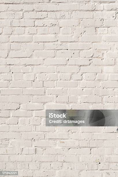 White Brick Wall Background Xxxl Photo Stock Photo - Download Image Now - Brick Wall, White Color, Brick