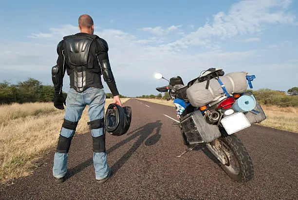 Photo of adventure motorcycling