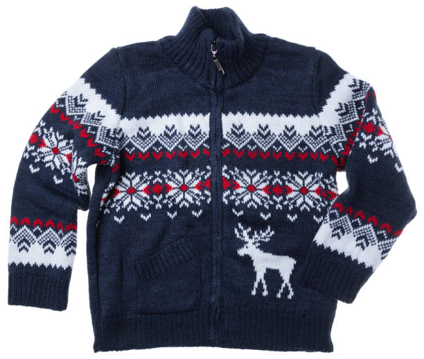 istock Kids warm Christmas wool cardigan isolated on white 1713429965