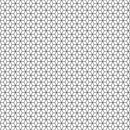 diamond shapes black line interlocking seamless background pattern