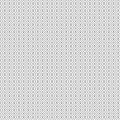intricate black line lattice seamless background pattern