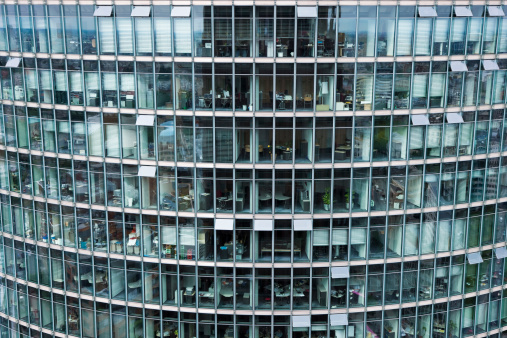 Modern Glass Building, Berlin, Germany