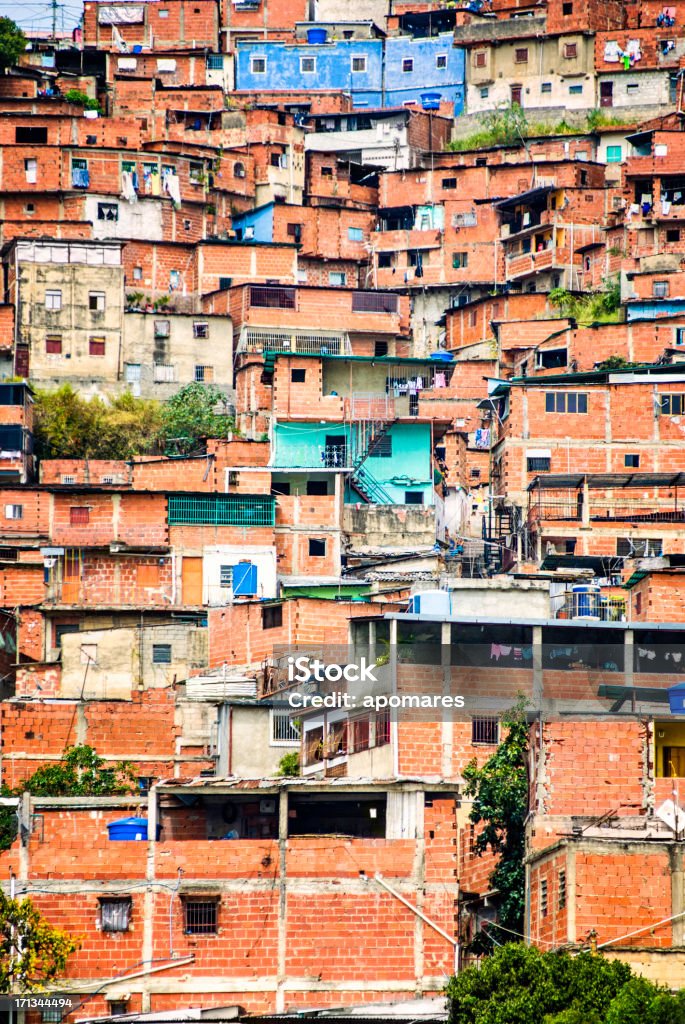 Shanty cidade - Foto de stock de Aldeia royalty-free