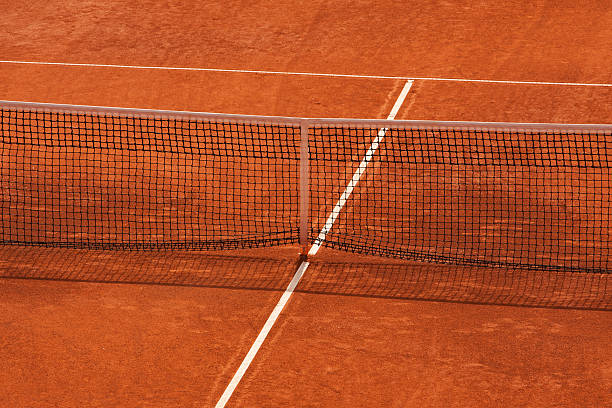Clay tennis court