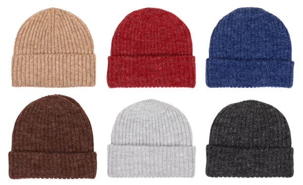 istock Winter knit cups of various colors isolated on white 1713446090
