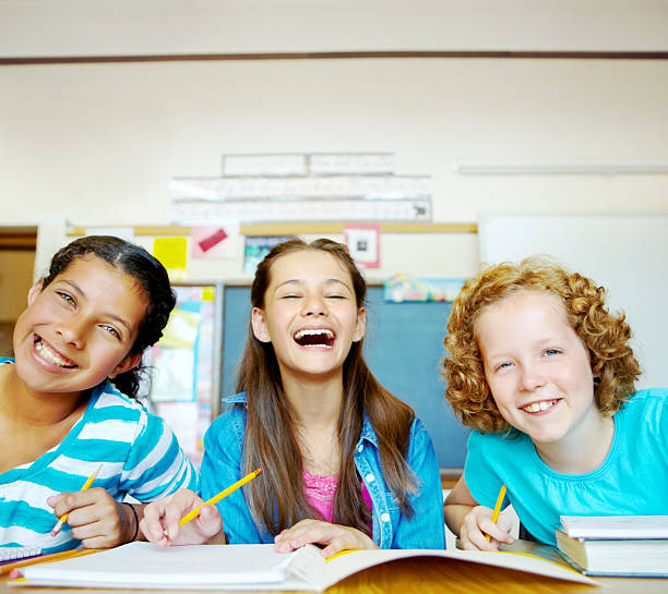 istock Enjoying school with close friends 171344687