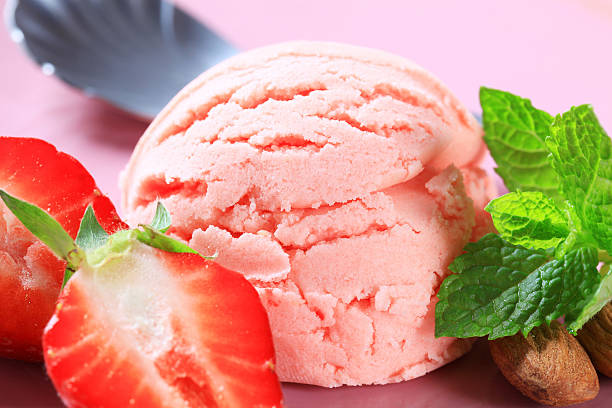istock Scoop of strawberry icecream 171344742