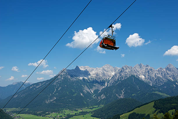 istock Chairlift in the mountains 171345446