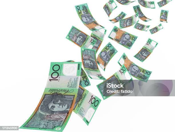 Летающий Австралийский Доллары — стоковые фотографии и другие картинки Летать - Летать, Бумажные деньги, Монета