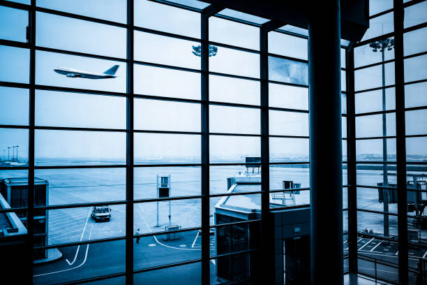 istock Preparation of the airplane before departure 171346117