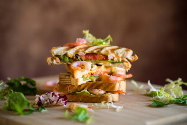istock sandwich with lettuce and shrimp. 1713468838