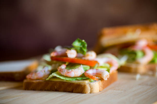 istock sandwich with lettuce and shrimp. 1713469249