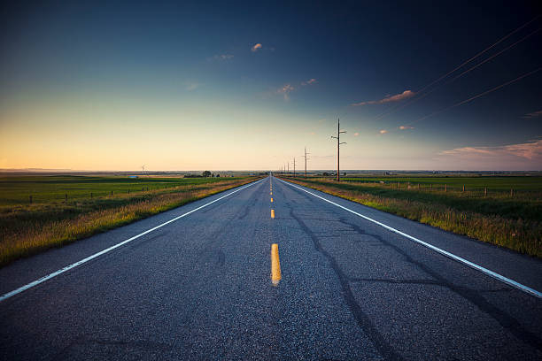 Country Road stock photo