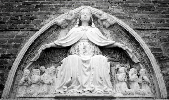 Mother Mary, Venice, bassorilievo, anonymous XVI century