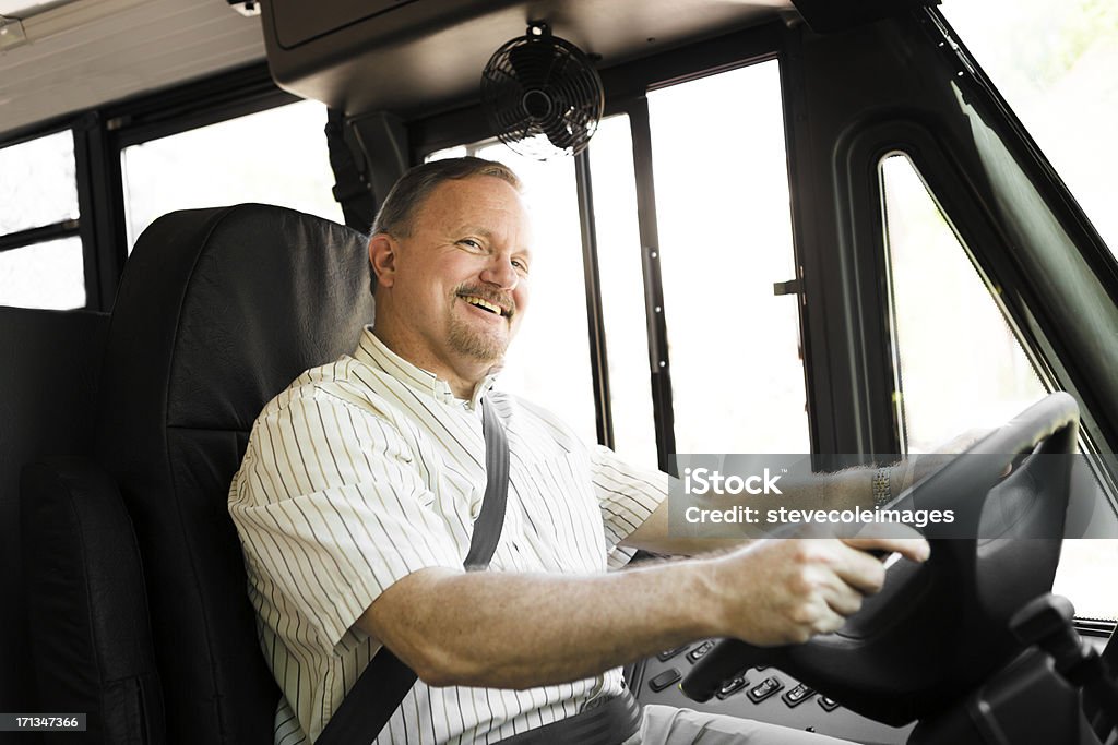 Conductor de autobús - Foto de stock de Conducir libre de derechos