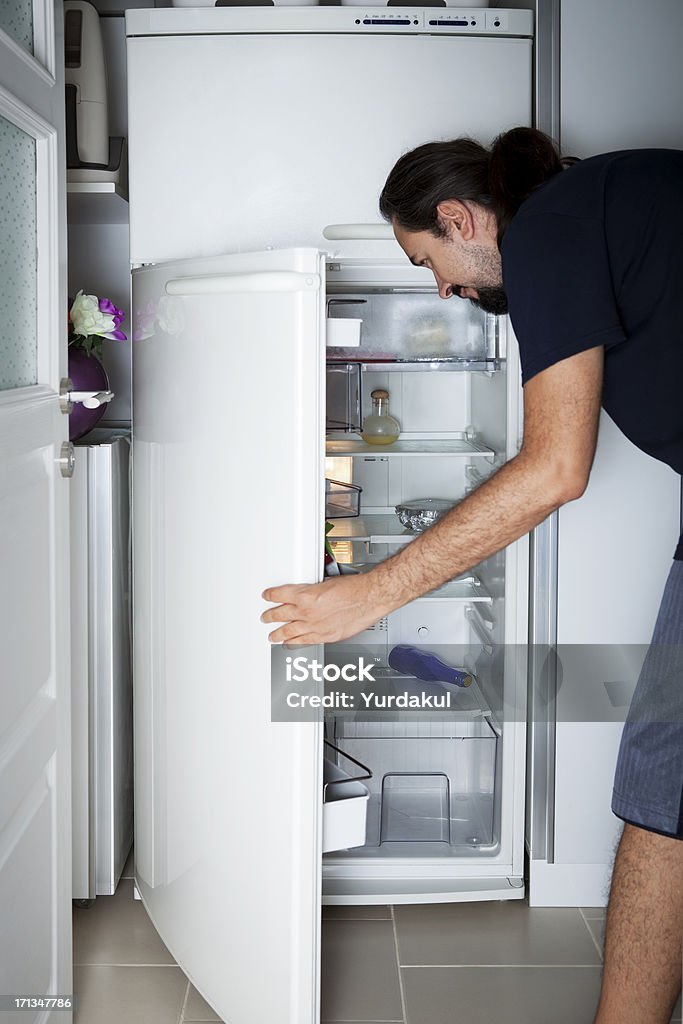 Nichts mehr zu essen - Lizenzfrei Kühlschrank Stock-Foto