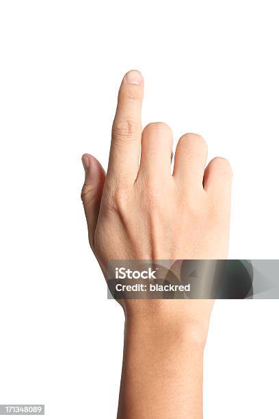Touch Screen Finger Stock Photo - Download Image Now - Pointing, Finger, Cut Out