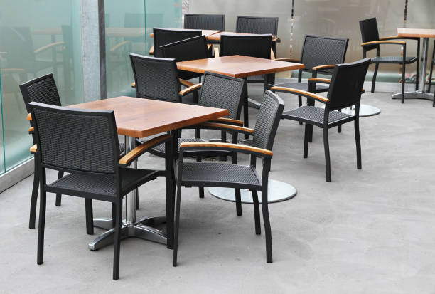 istock Outdoor patio table and chairs 171348522