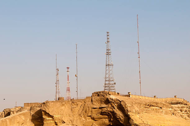 istock Communication towers on outskirts of Cairo, Egypt 171348532