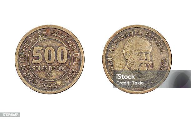 500 Sohlenmünze Peru 1984 Stockfoto und mehr Bilder von 1984 - 1984, 500, Altertümlich
