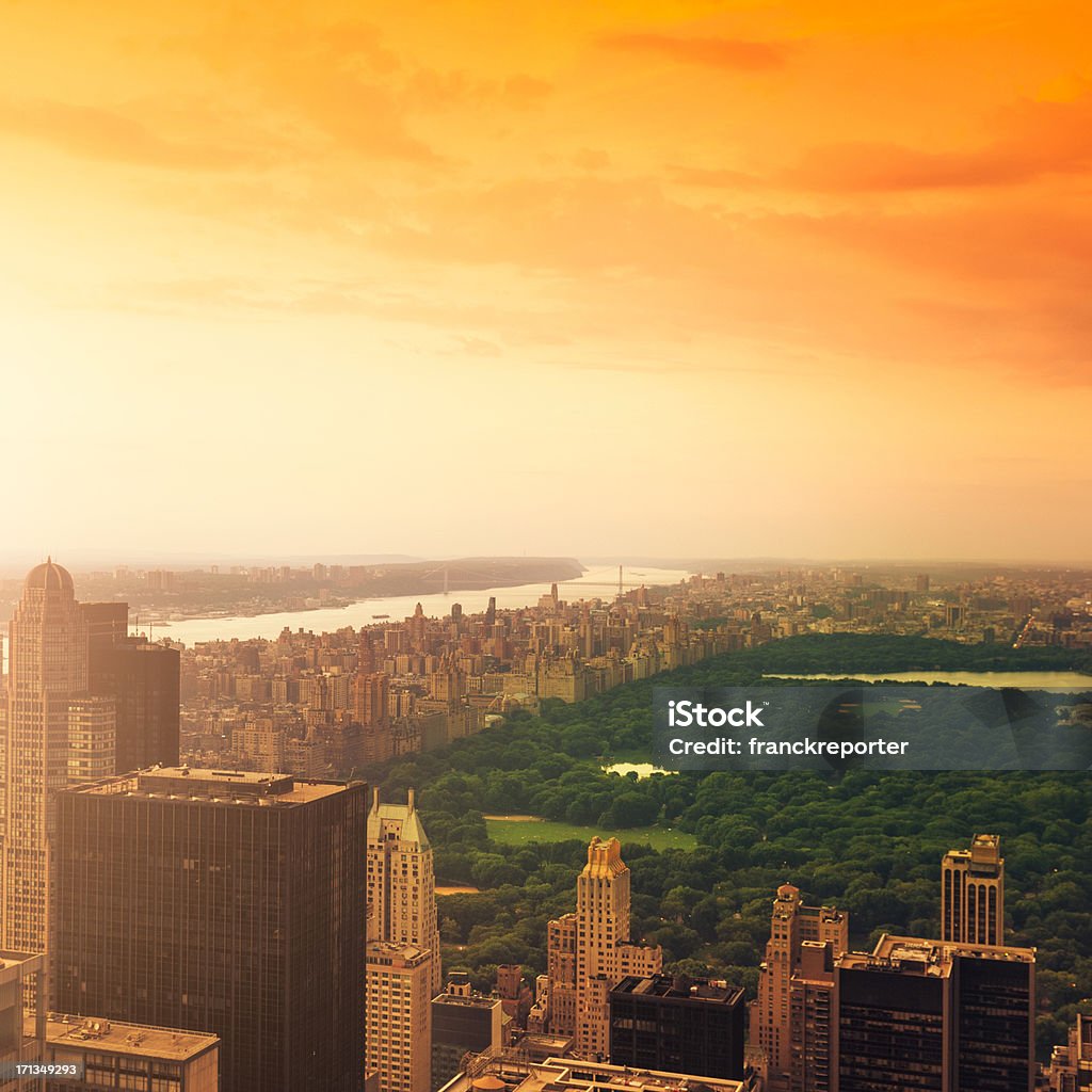 New York city panoramę miasta i central park - Zbiór zdjęć royalty-free (Central Park - Manhattan)