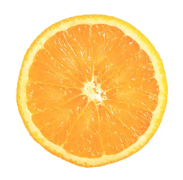Photo of one half of orange