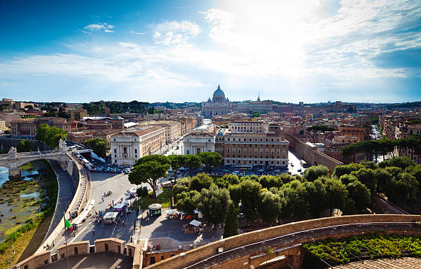 istock St. Peters square and the Roma traffic 171350182