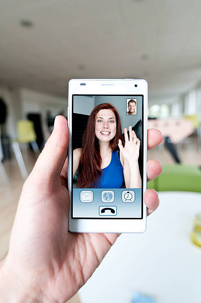 istock Video call and live stream on a smart phone 171350307