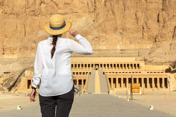 istock Woman at Hatshepsut Temple 1713507891