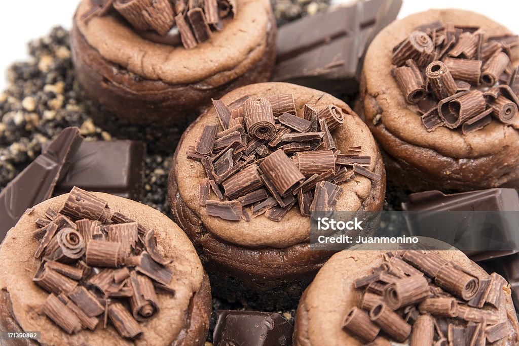 cheesecakes de Chocolate - Foto de stock de Bolo royalty-free