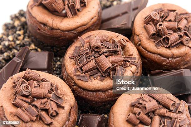 Foto de Cheesecakes De Chocolate e mais fotos de stock de Bolo - Bolo, Cheesecake, Cheesecake de Chocolate