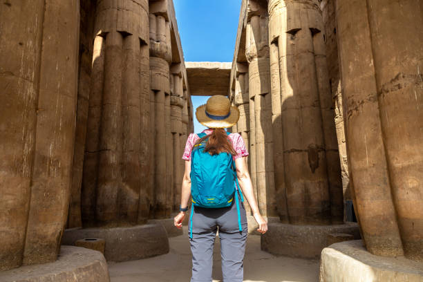 istock Woman at Luxor Temple in Egypt 1713514490