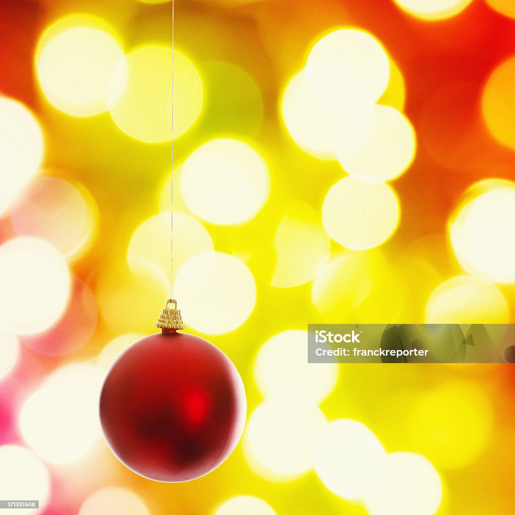 Weihnachten Kugeln auf defocus Licht-ornament - Lizenzfrei Abendball Stock-Foto