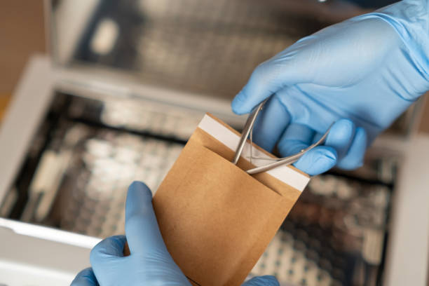 istock Electric sterilizer for manicure and medical devices. 1713516512