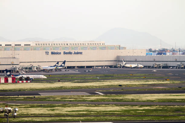 Mexico City Airport Terminal 2 stock photo