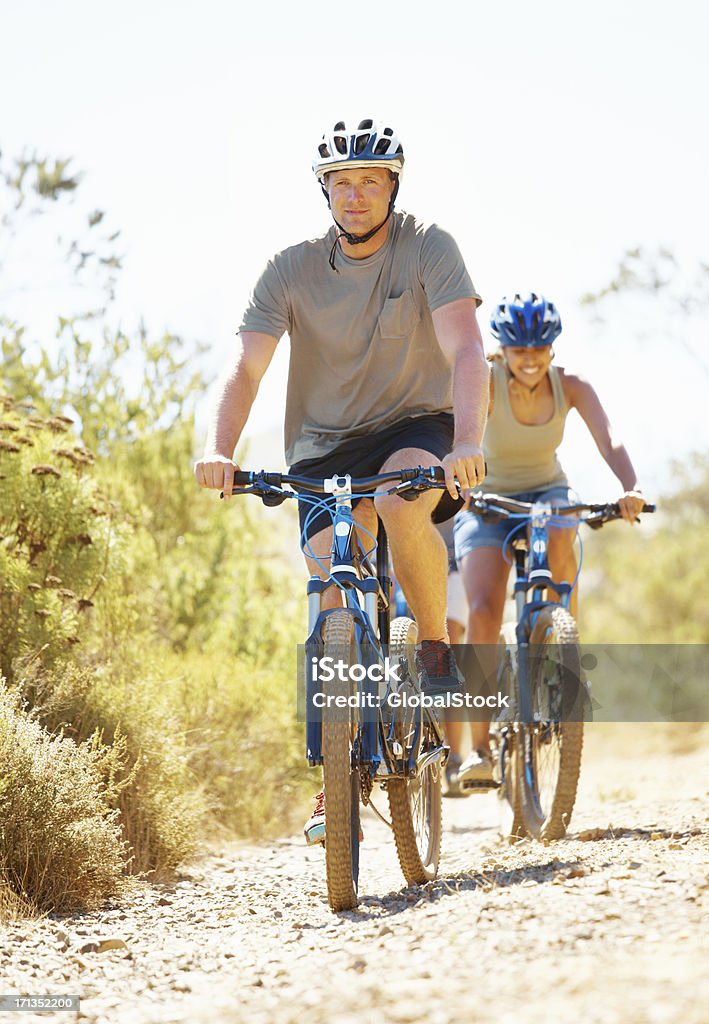 Este é agora muito melhor do que para o ginásio. - Royalty-free Bicicleta Foto de stock