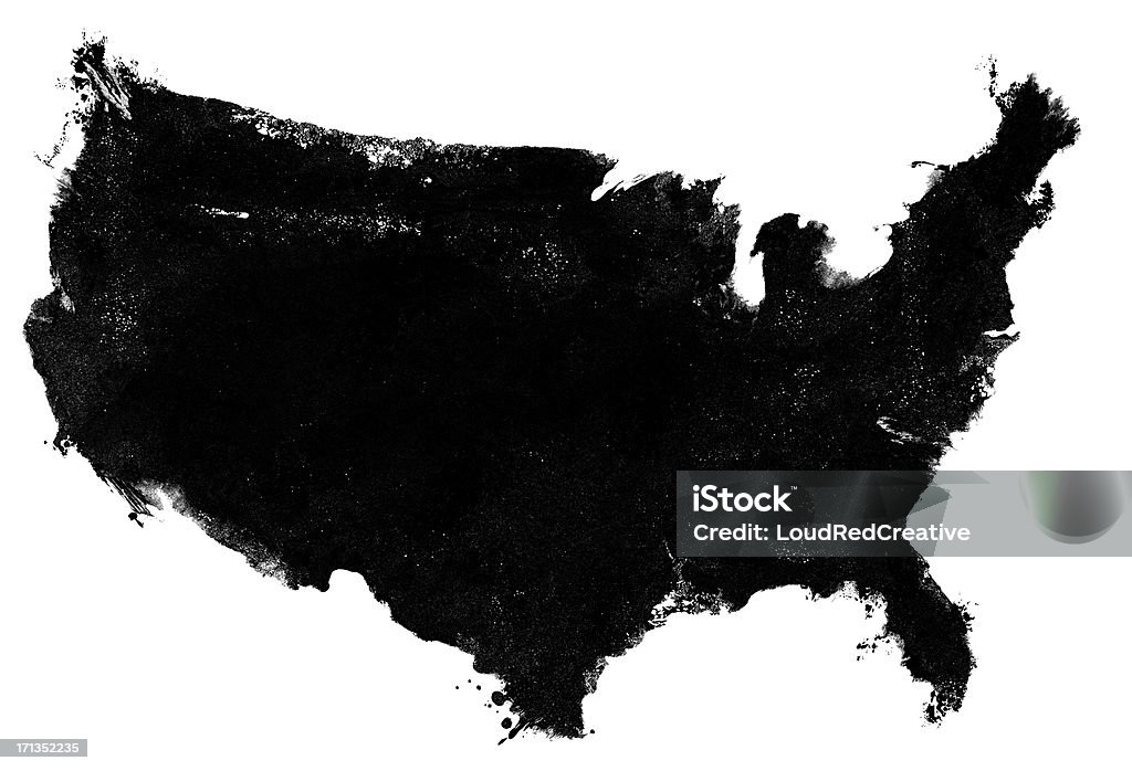 米国地図グランジコピー - アメリカ合衆国のロイヤリティフリーストックフォト