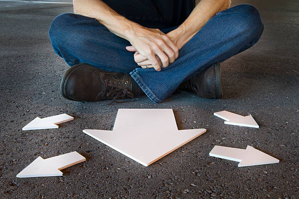 istock Many directions to go - sitting 171352473
