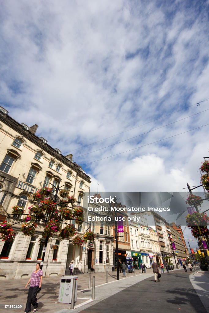 Royal Hotel en Cardiff de Gales - Foto de stock de Aire libre libre de derechos