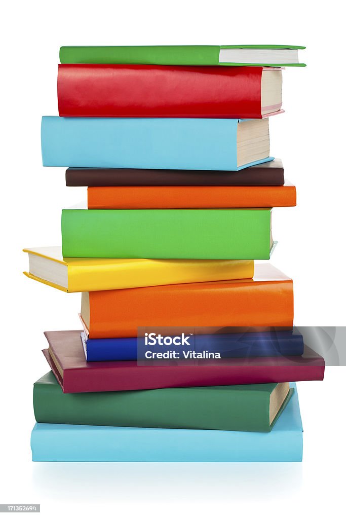 Pilha de livros. - Royalty-free Amarelo Foto de stock