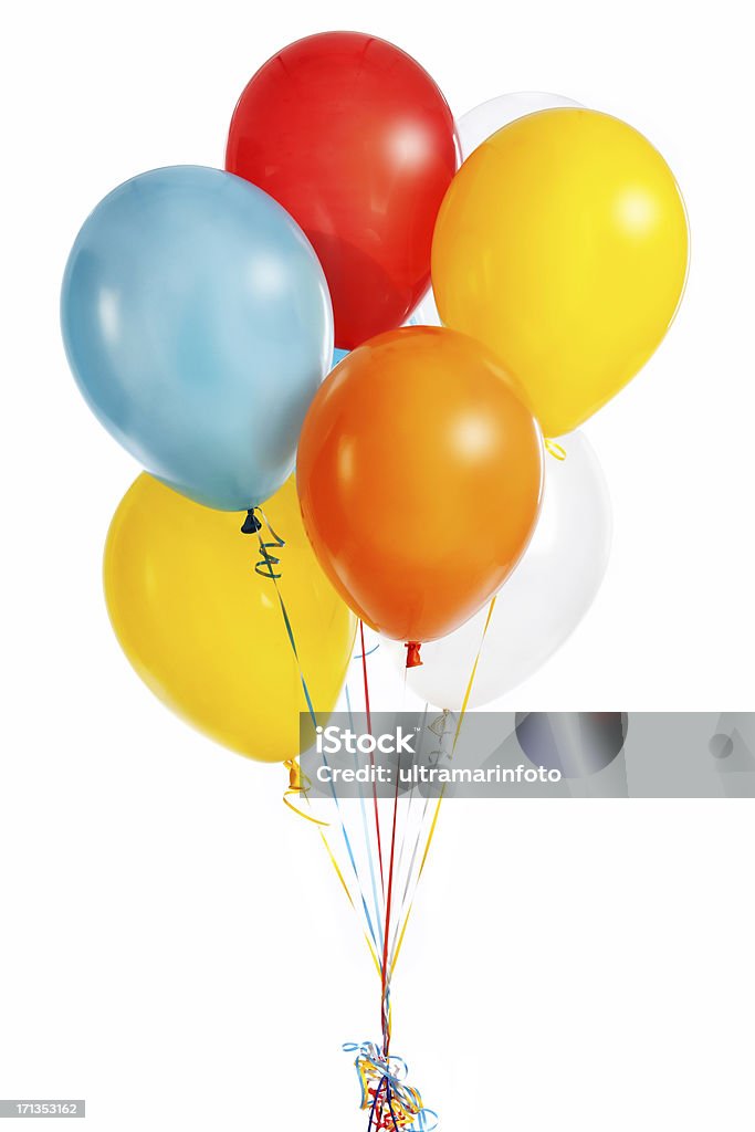 Groupe de ballons colorés - Photo de Ballon de baudruche libre de droits