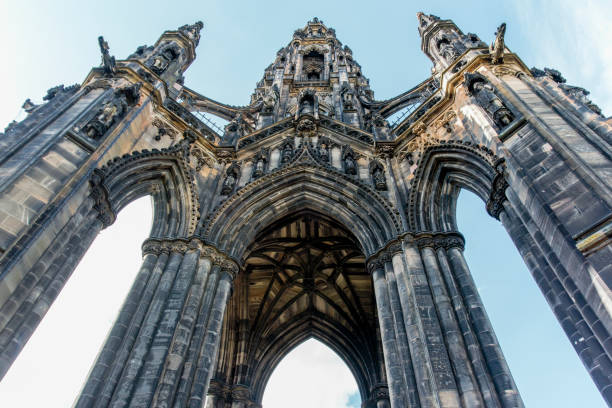istock Scott Monument, a Victorium Gothic monument to the Scottish author Sir Walter Scott in Princes Street Gardens in Edinburgh, Scotland, Great Britain 1713531909