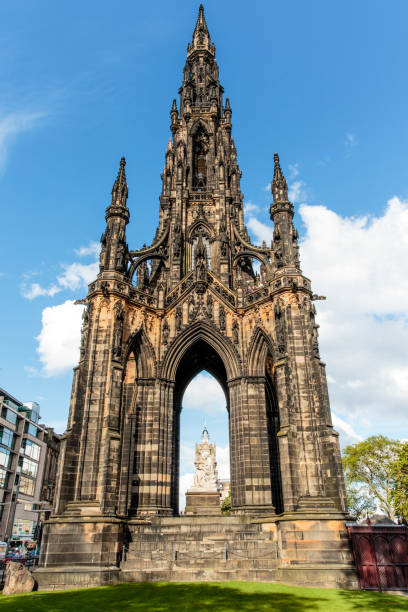 istock Scott Monument, a Victorium Gothic monument to the Scottish author Sir Walter Scott in Princes Street Gardens in Edinburgh, Scotland, Great Britain 1713531912