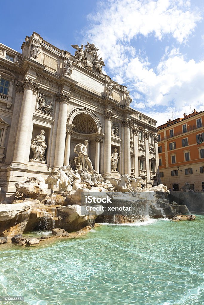 Fontaine de Trevi à Rome, Italie - Photo de Architecture libre de droits